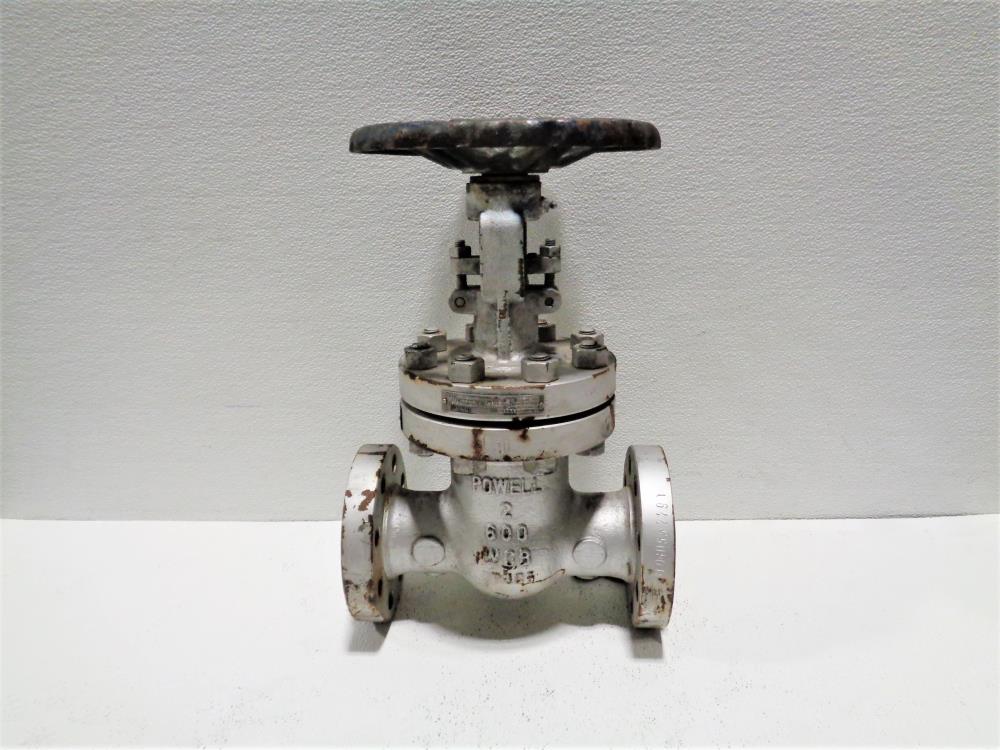 Powell 2" 600# RF WCB Gate Valve, Fig# 2.006003